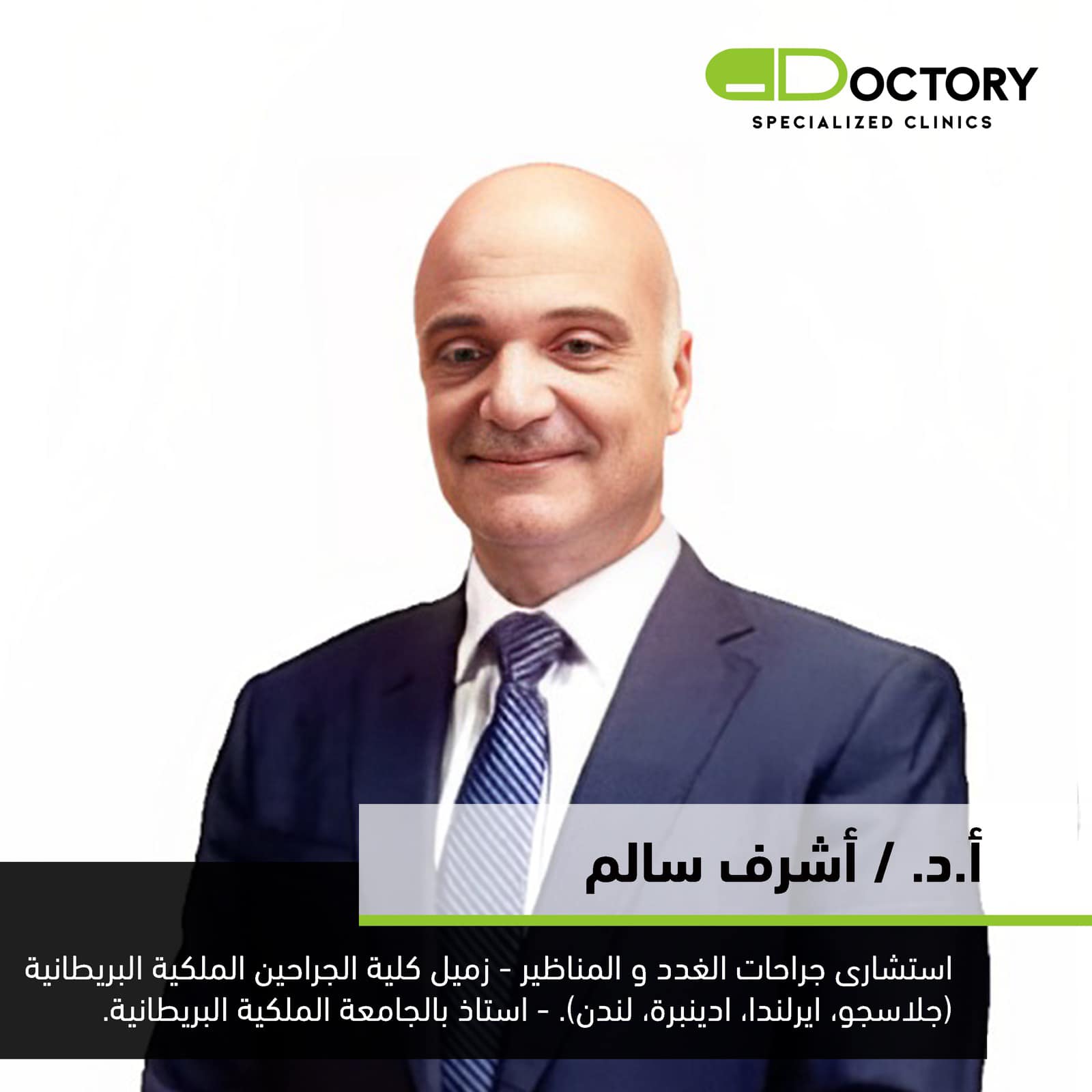 Dr. Ashraf Salem | Consultant endocrine and endoscopic surgeries | MEDOC